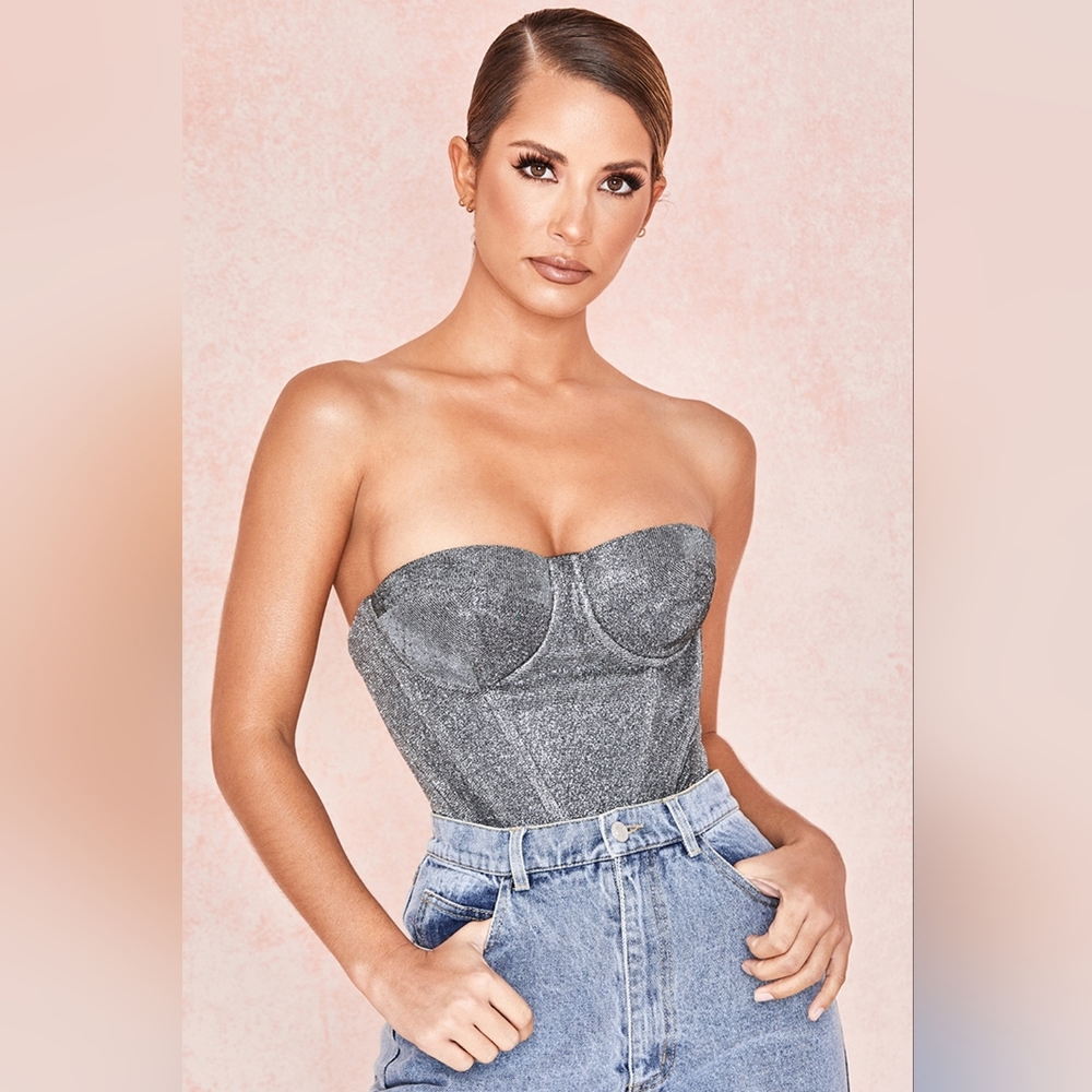 House Of CB Sparkle Corset Top